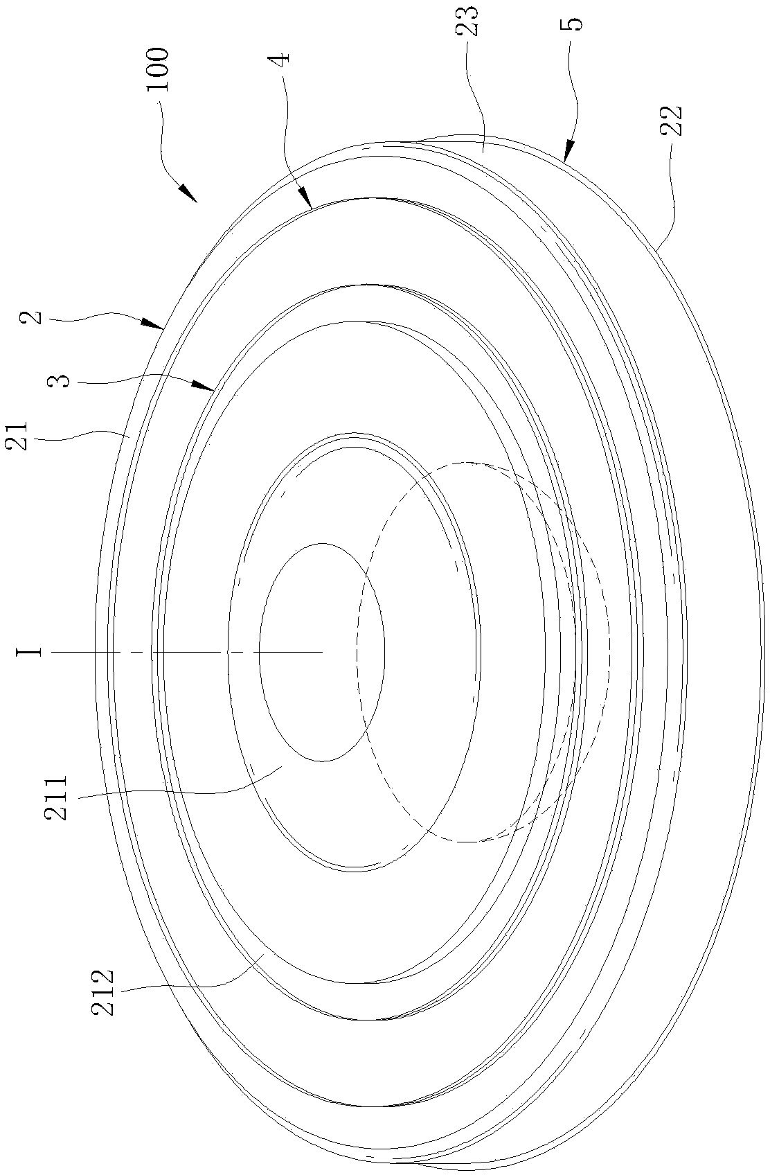 Plastic eyeglass capable of improving eccentricity and manufacturing method thereof