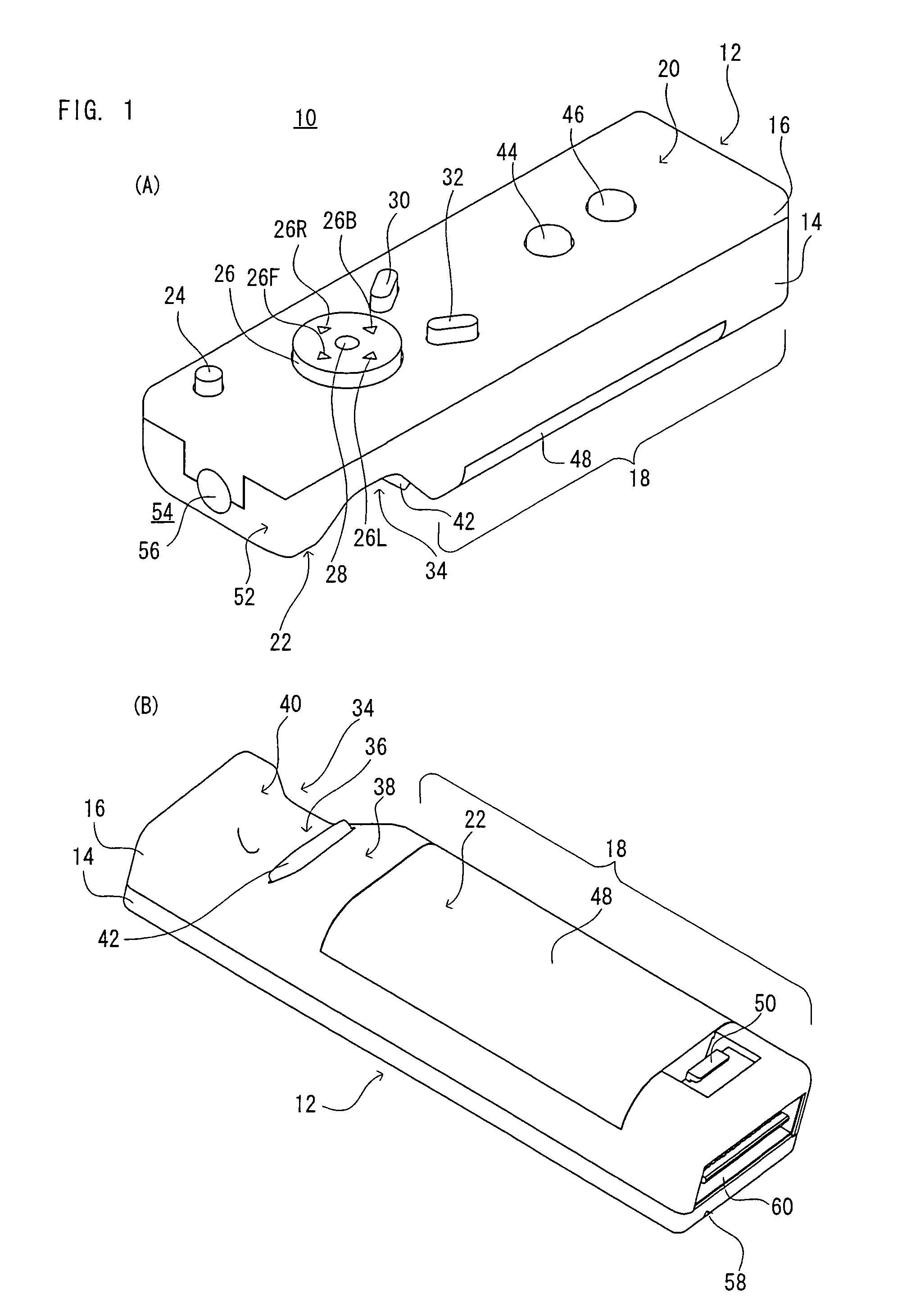 Game operating device