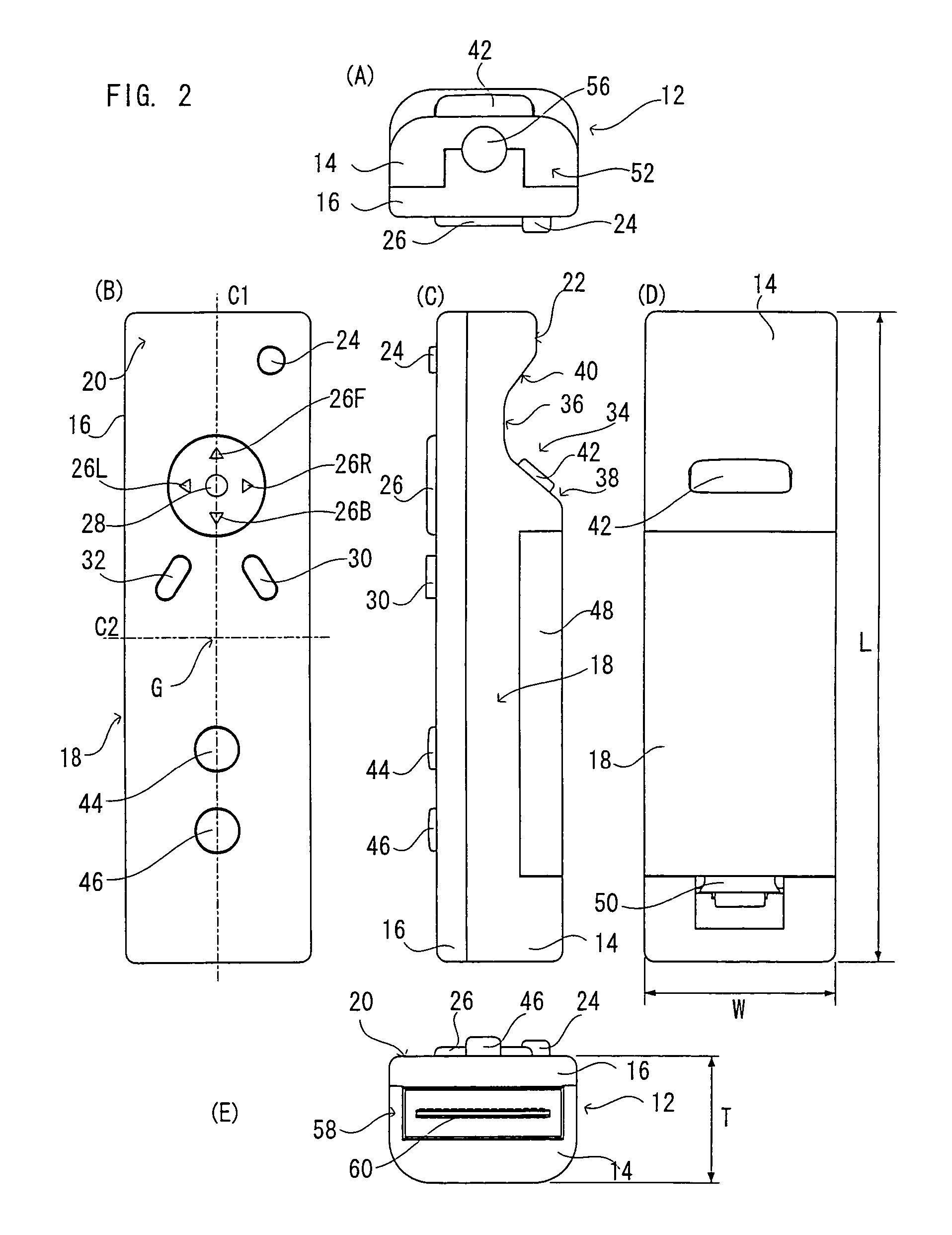 Game operating device