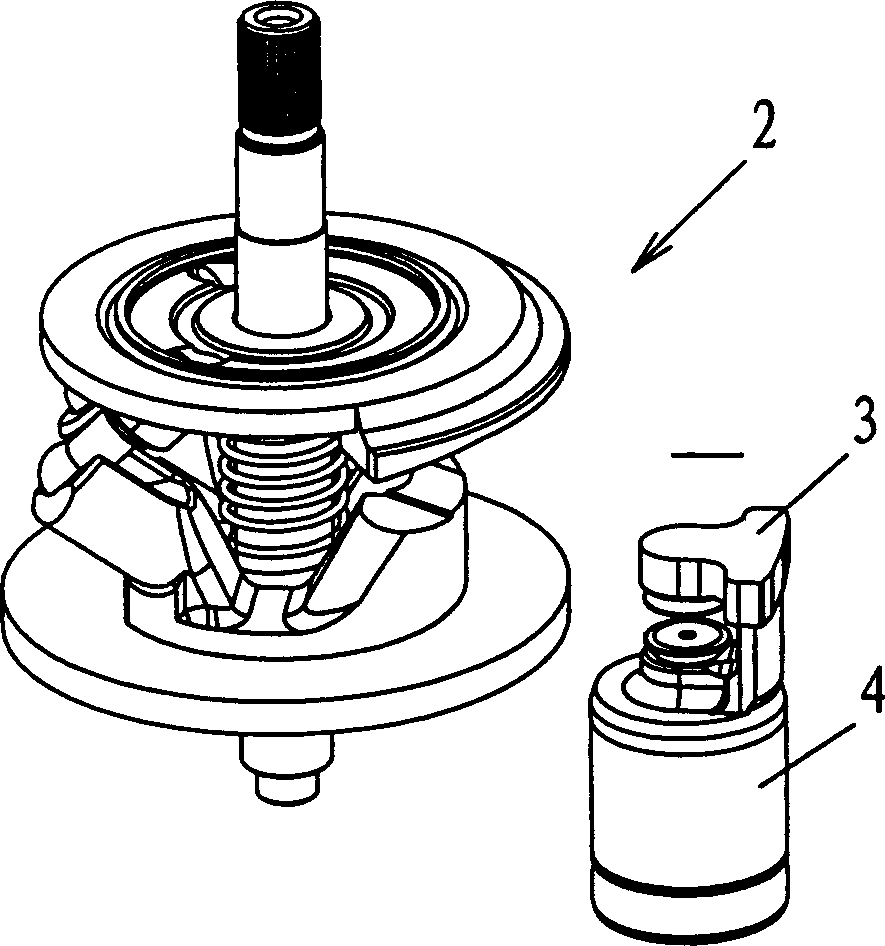 Method for mounting compressor piston and slipper into cylinder
