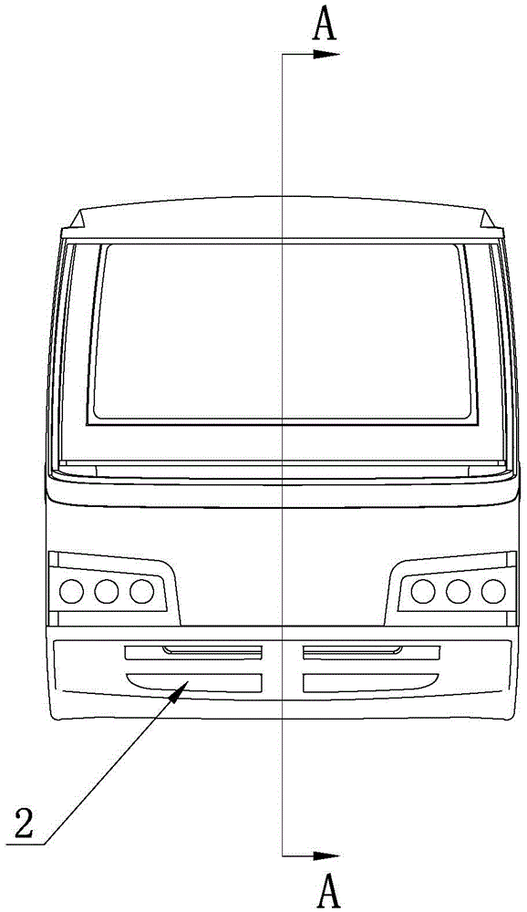 Connecting structure for front face and back face of light midbus with body frame of light midbus