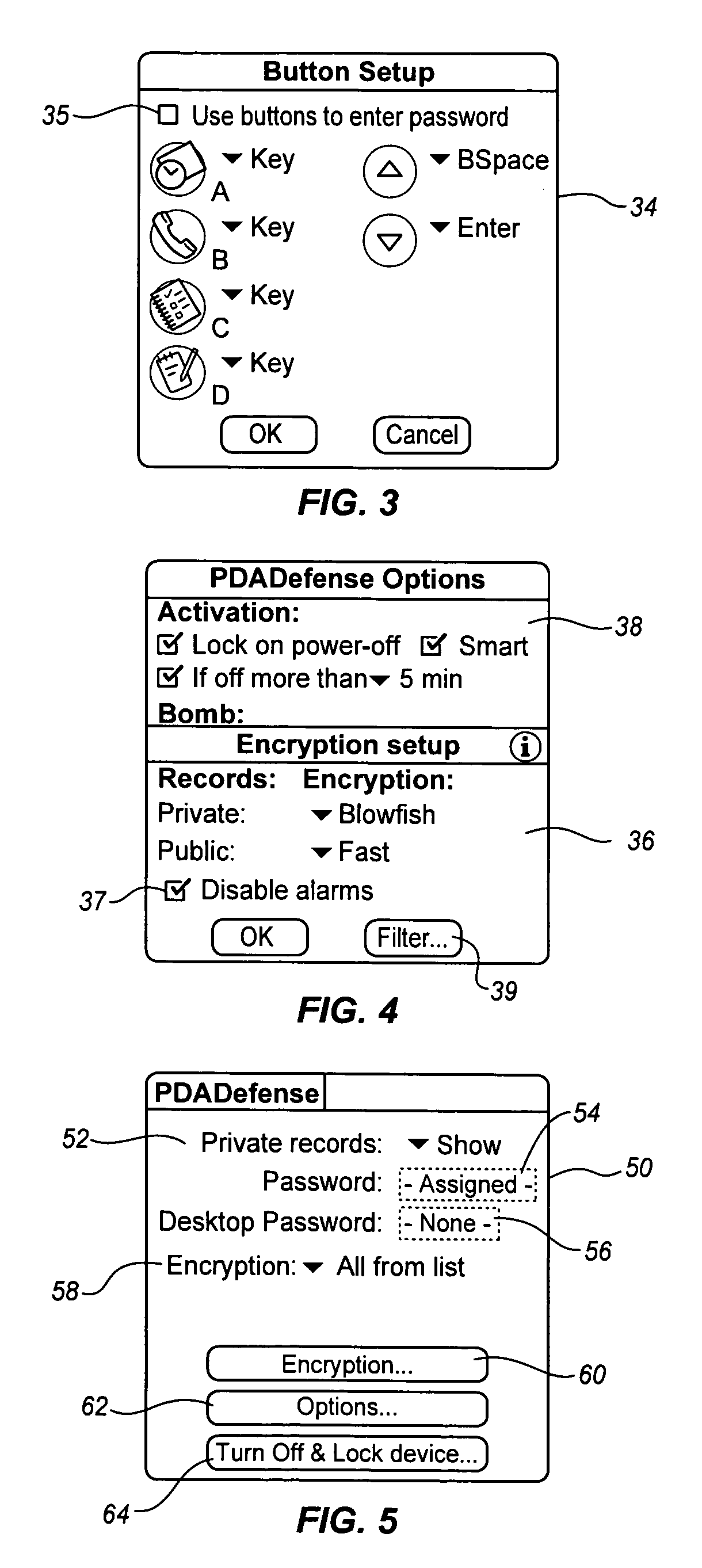 Method and system for protecting data within portable electronic devices