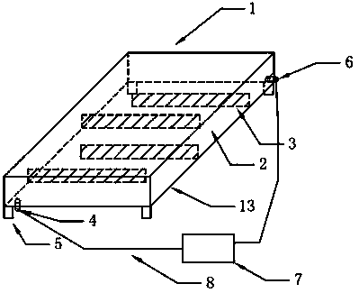 Circular combined type plant root collecting device