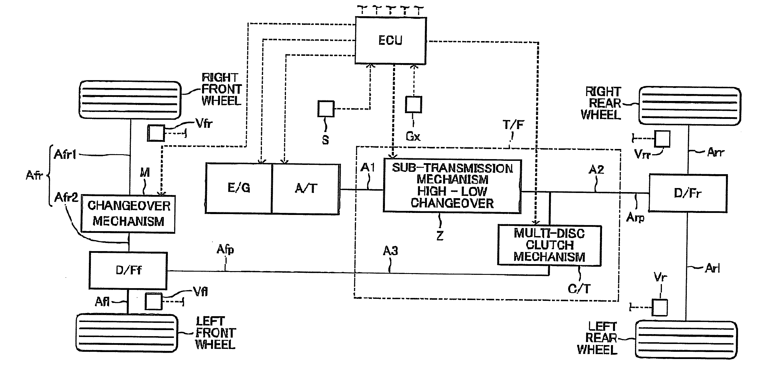 Drive state control apparatus for vehicle