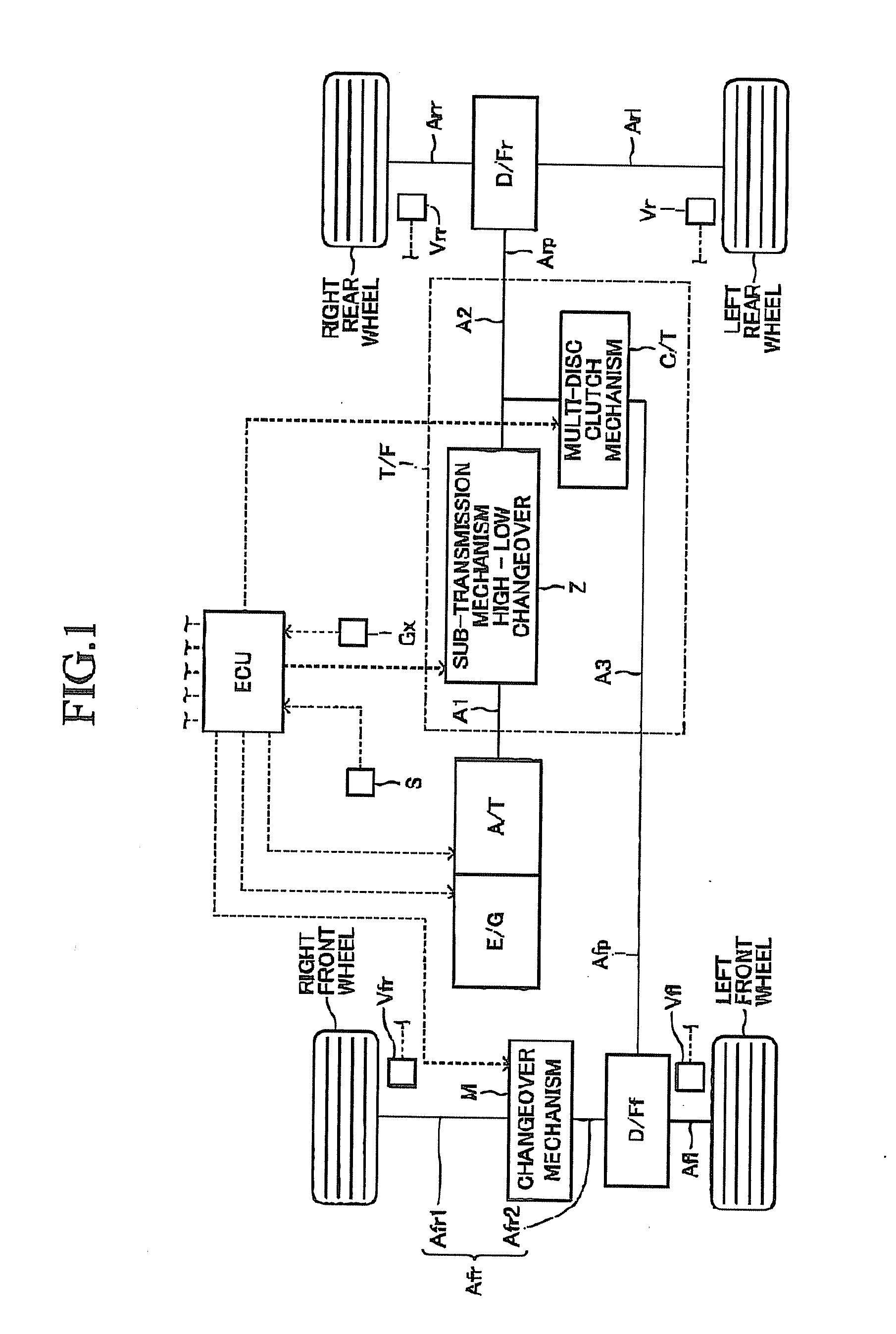 Drive state control apparatus for vehicle