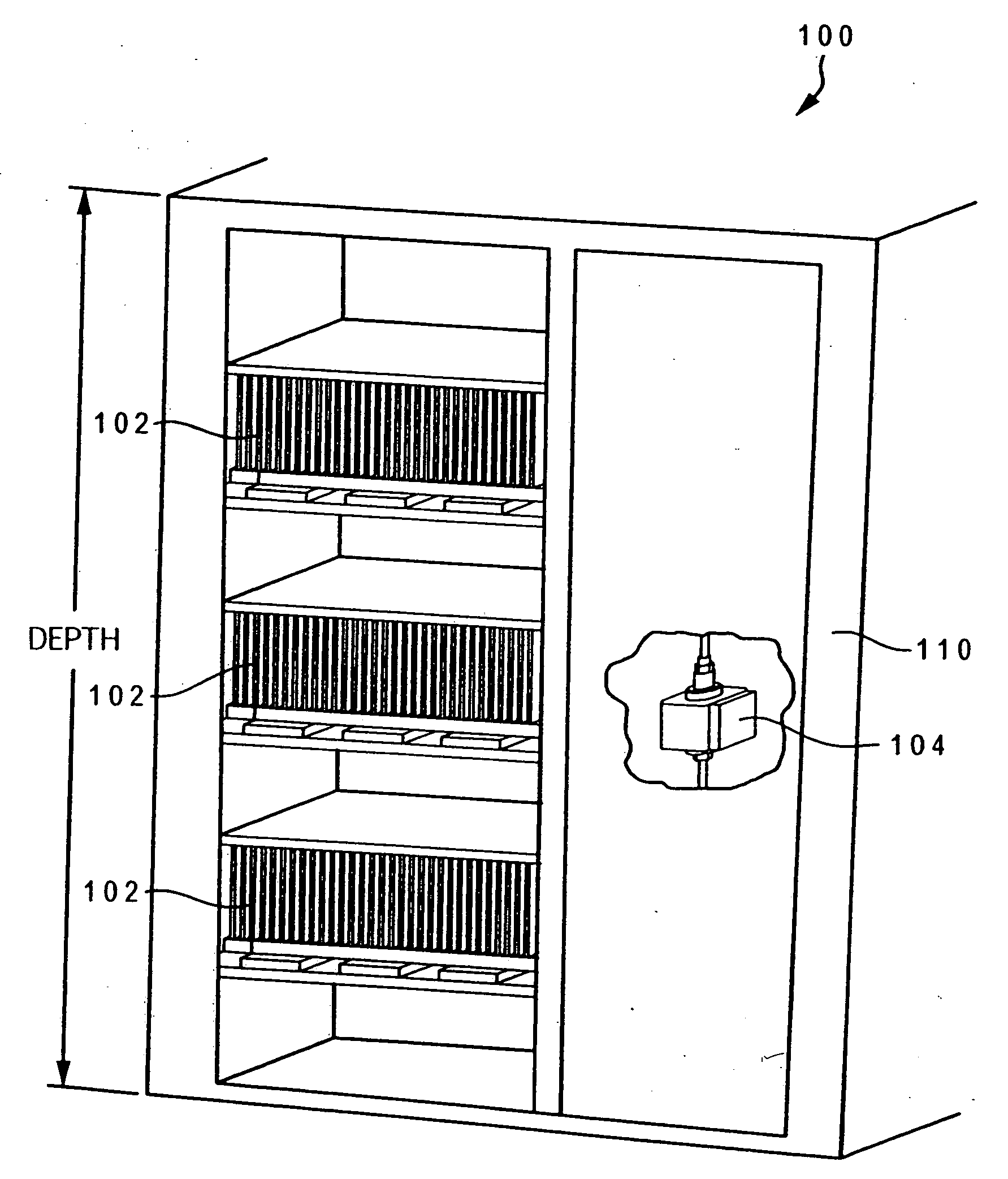 Thermal control system for rack mounting
