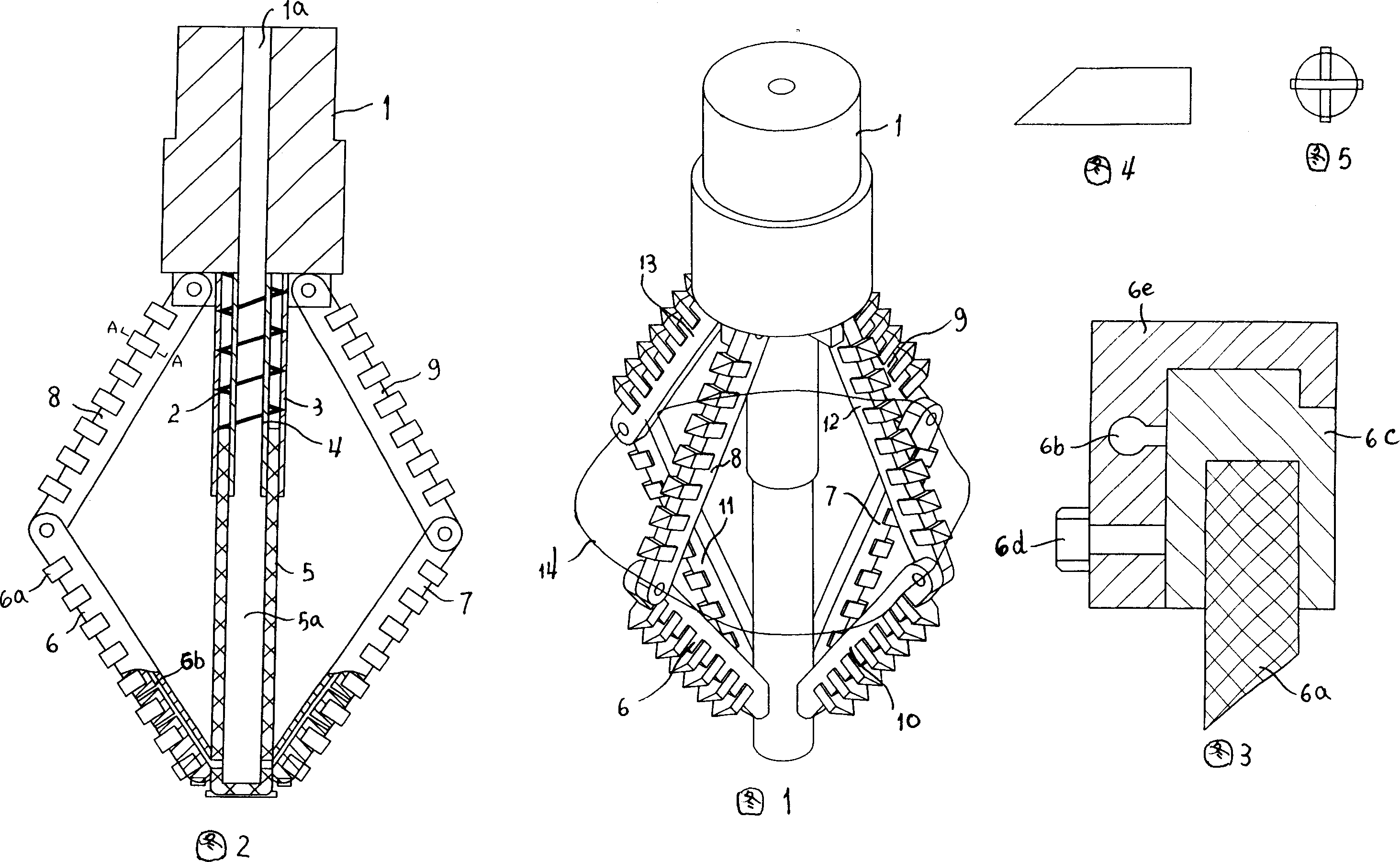 Filling pile construction method for machine drill end oversize reaming and its special apparatus