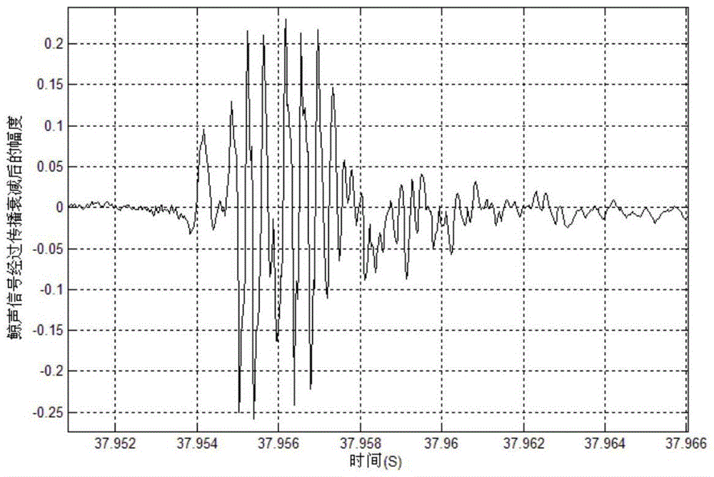 Active sonar frequency hopping signal generation method and device using sperm whale group sound