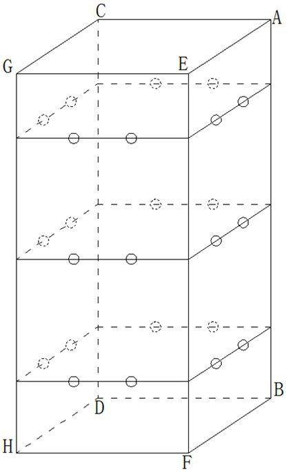 Switch cabinet partial discharge positioning test method based on TEV and ultrahigh frequency method