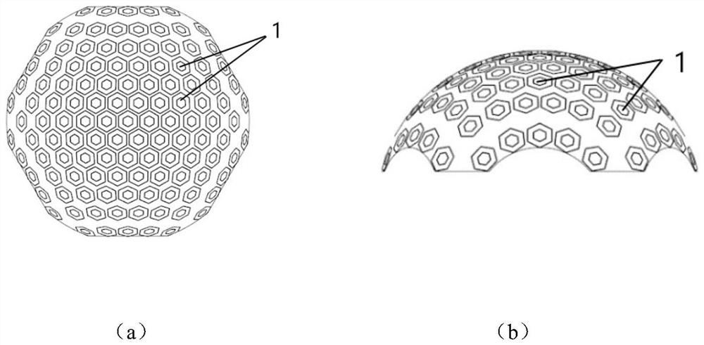 Spherical radome with equal-cycle-ratio conformal mapping function