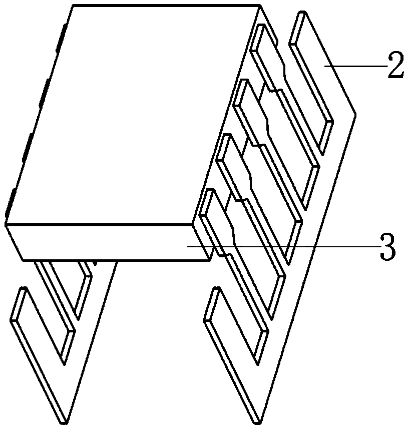 Hydrolysable plane wire arranging housing used for transient circuit