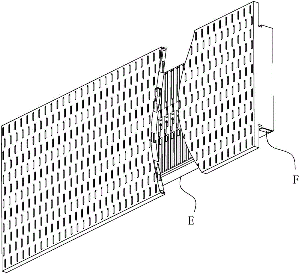 Feeding structure for waveguide slot frequency scanning antenna