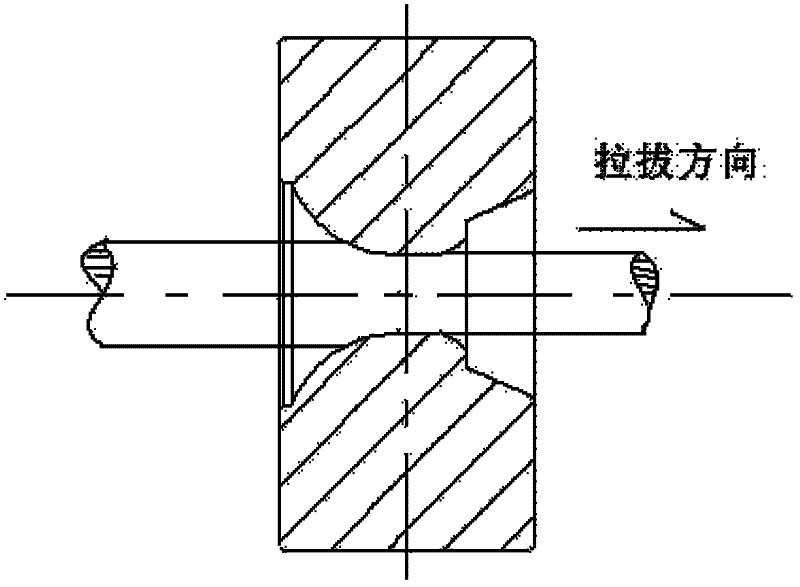 Method for drawing aluminum conductor