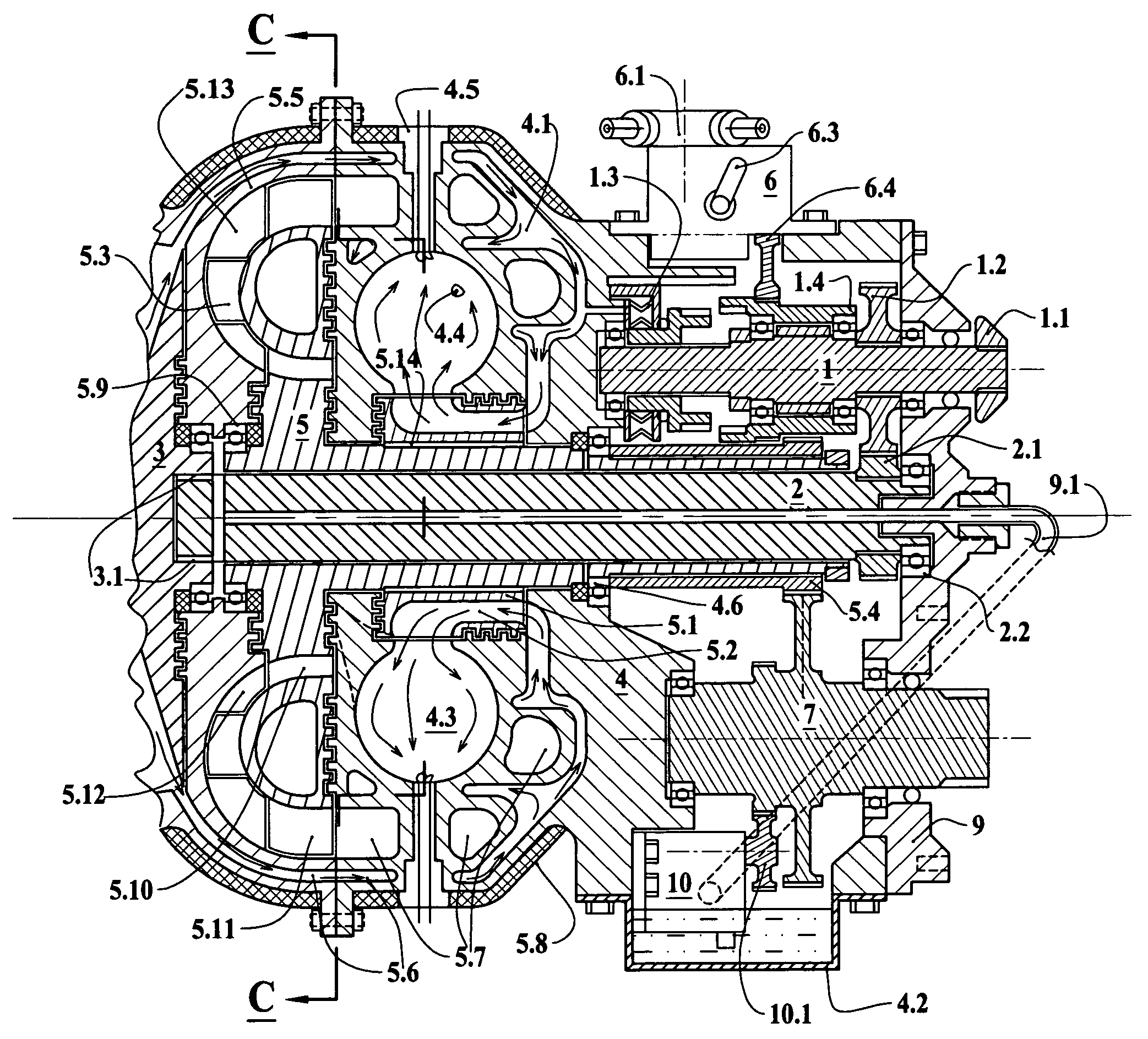 Rotary internal combustion engine
