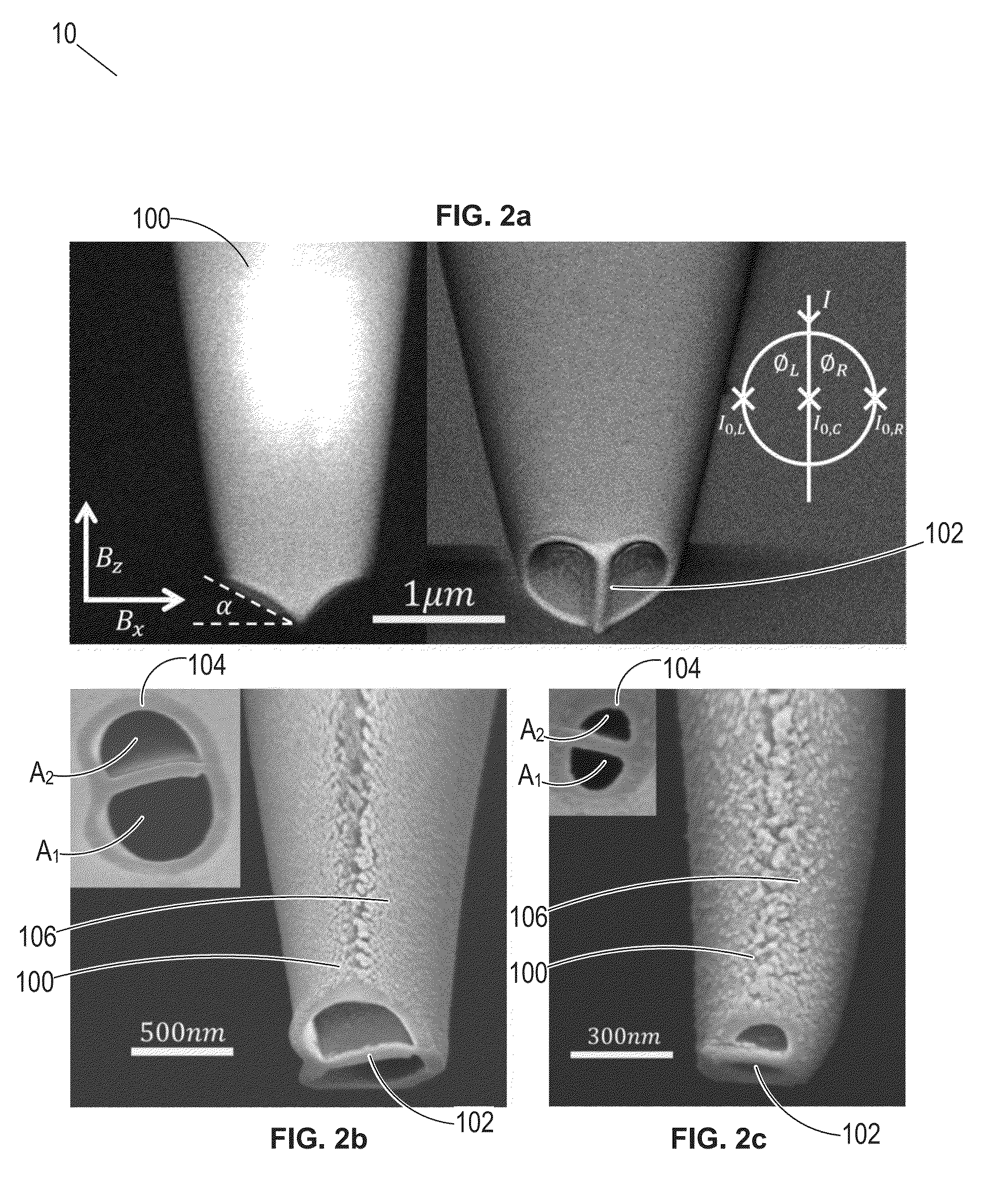 Sensor device for direct magnetic field imaging