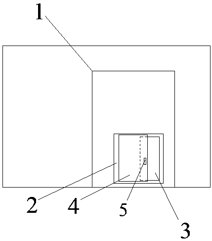 Composite door of spore germination chamber