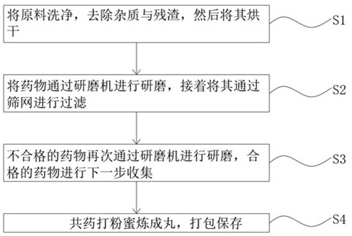 Reed rhizome lung carbuncle decoction and preparation method thereof