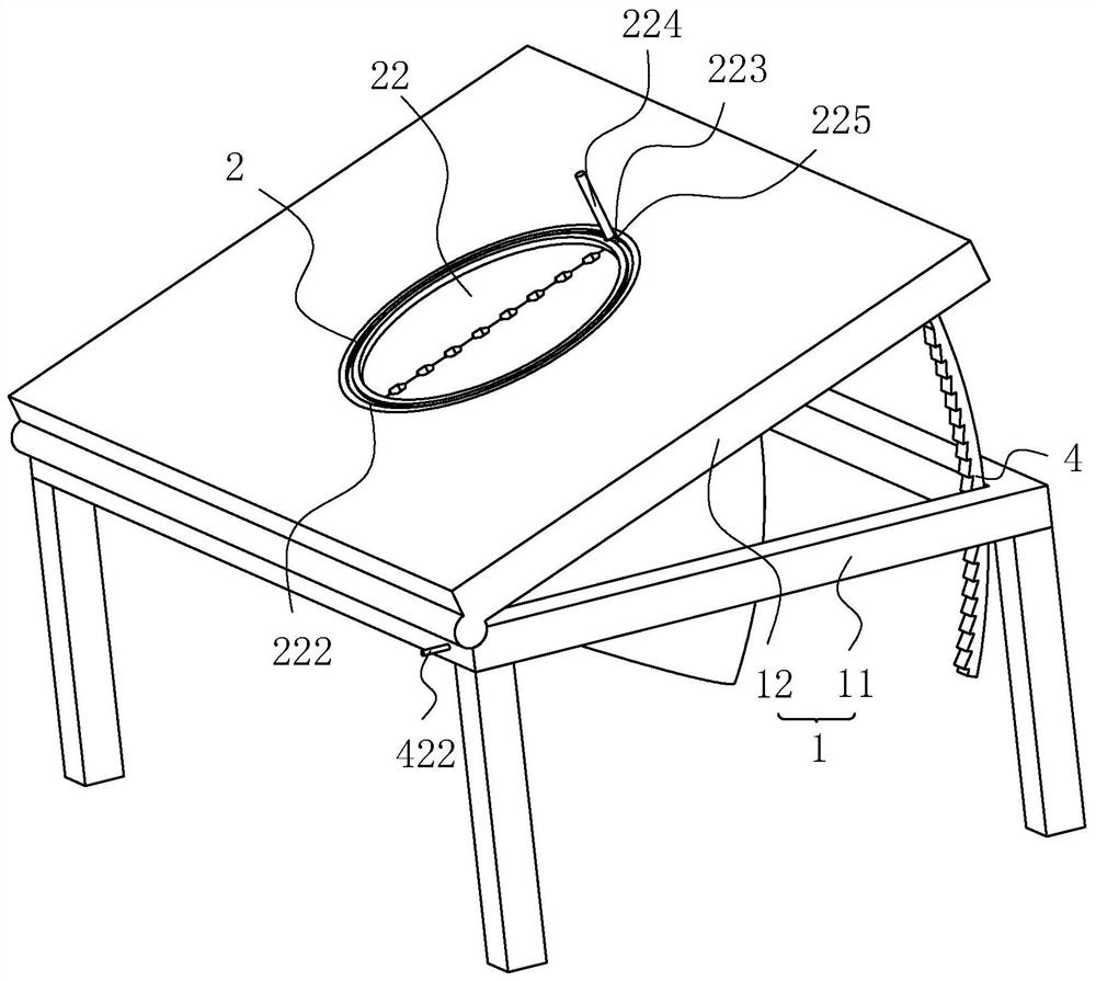 Milanese eye sewing device