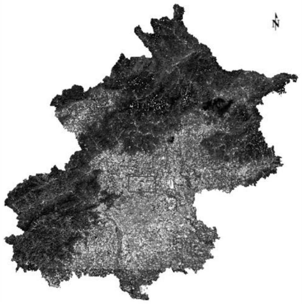 A method for extracting urban built-up areas by fusing nighttime light data and landsat8 OLI images