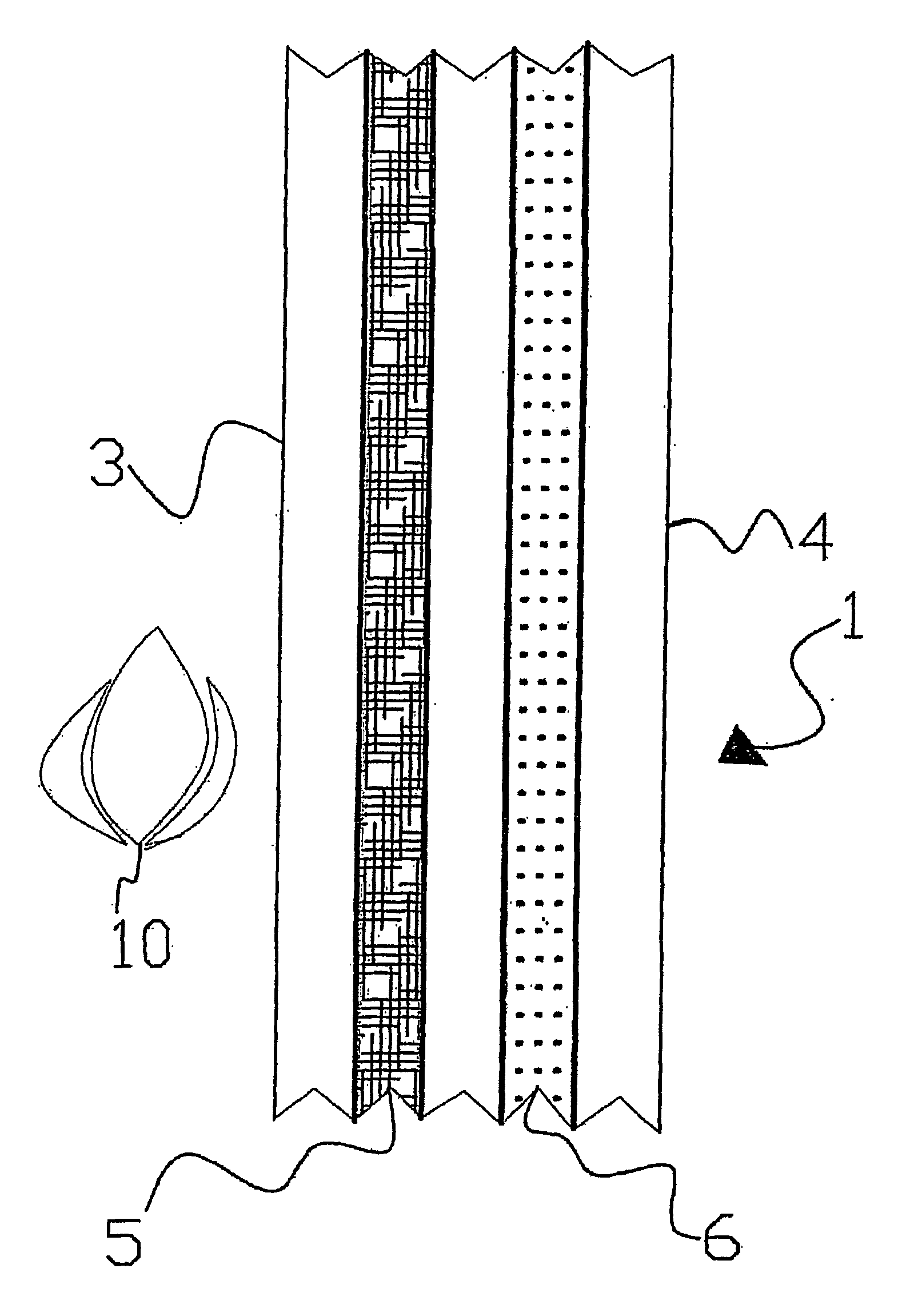 Flexible Wall Having Fire Resistant Properties