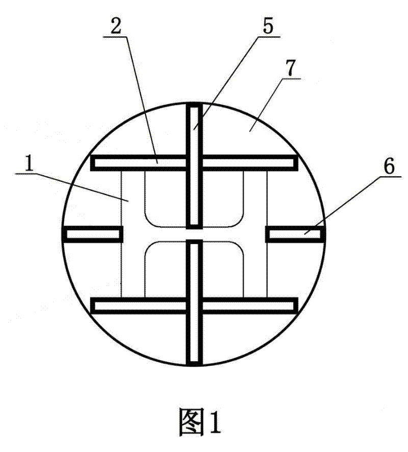Steel frame reinforced column and reinforcing method thereof