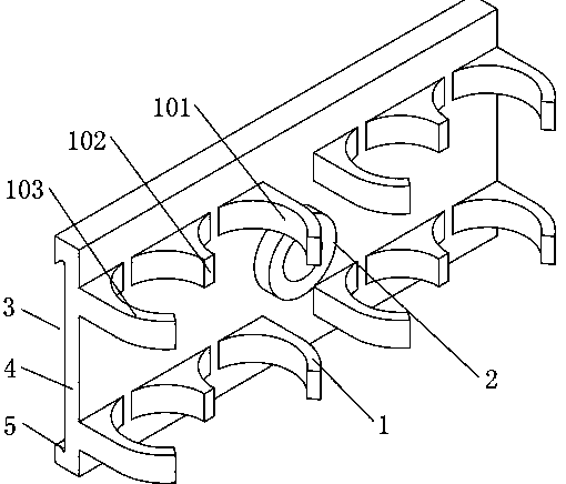 A wire pipe or wire groove buckle and its installation method
