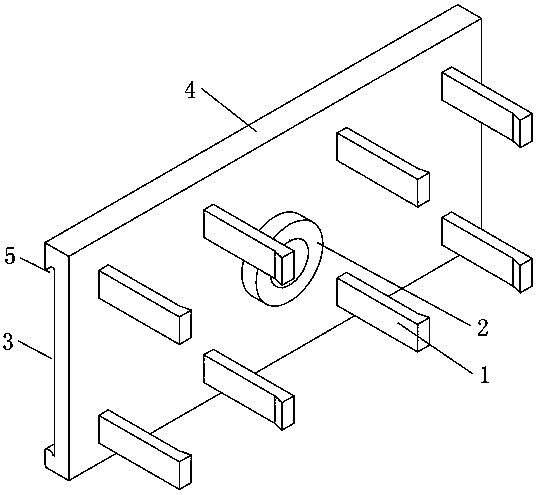 A wire pipe or wire groove buckle and its installation method