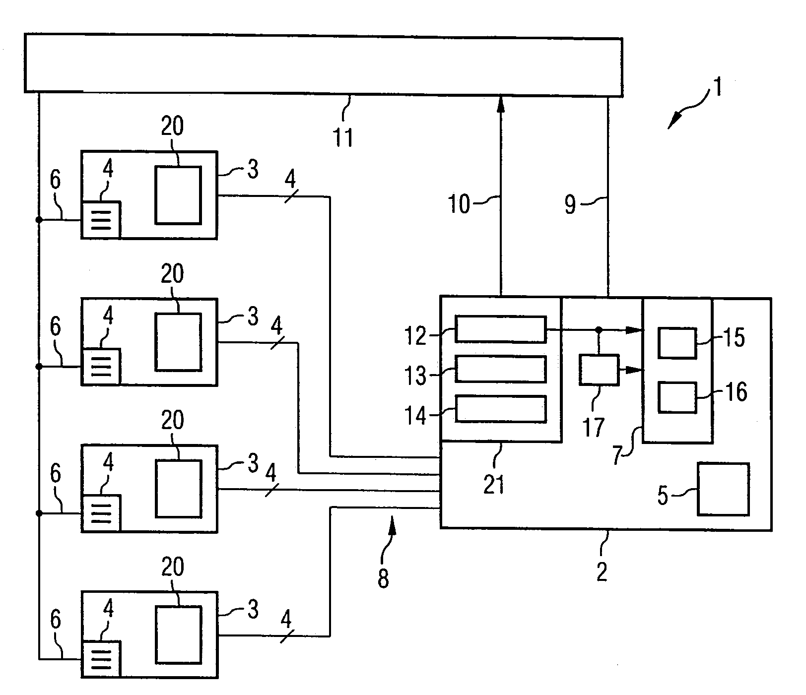 Memory module, test system and method for testing one or a plurality of memory modules