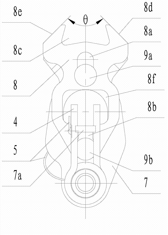 Shifting shaft structure of motorcycle