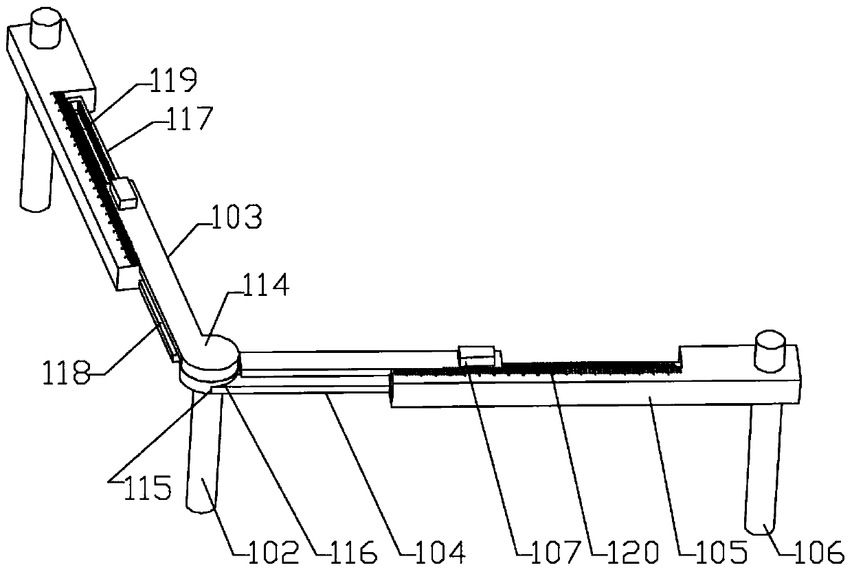 System for measuring abduction angle and anteversion angle in total hip arthroplasty