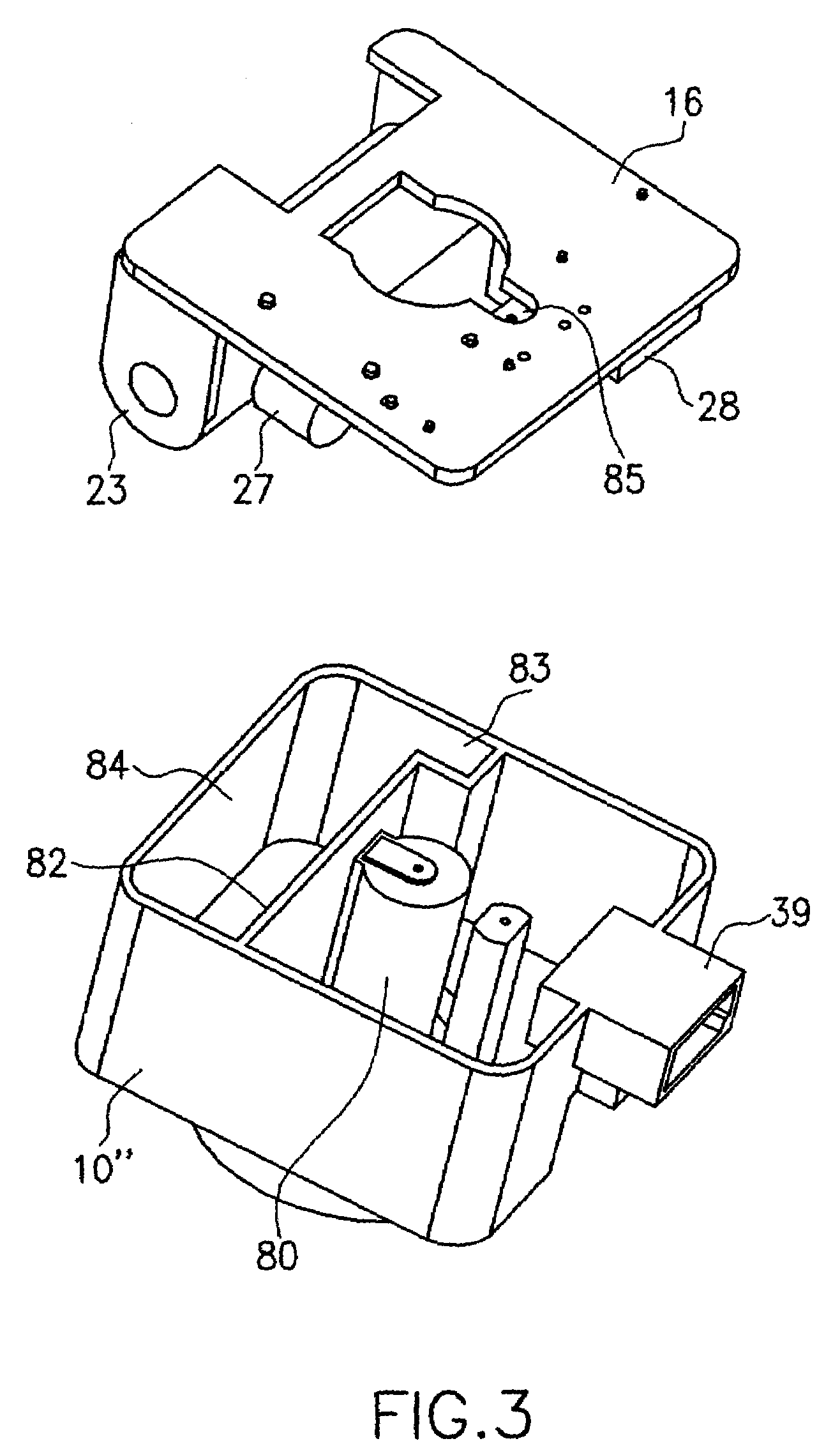 Gas discharge lamp base comprising an ignition device