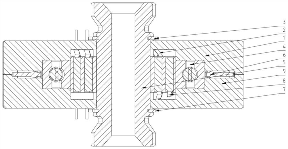 A device for multiplexing of medicinal liquid and electric energy