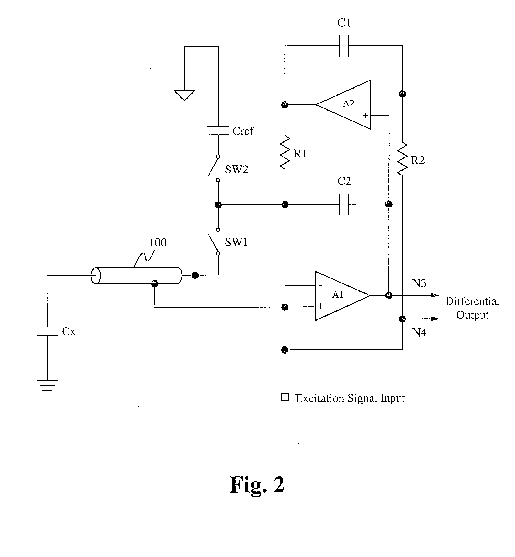 Method and apparatus for sensing capacitance value and converting it into digital format