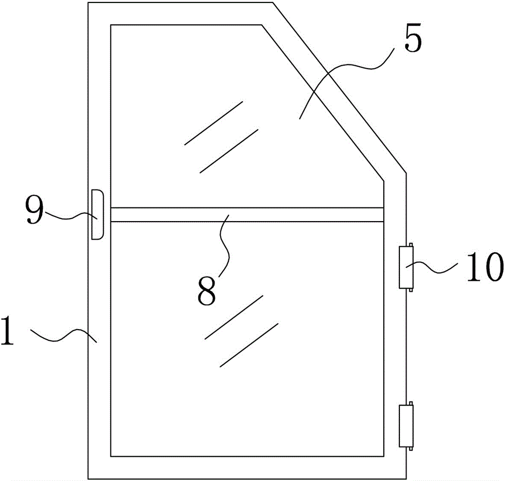 Soundproof safety door for excavator