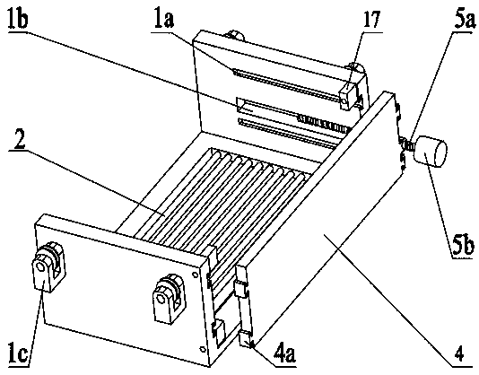 Luggage rack lifting device and method on train