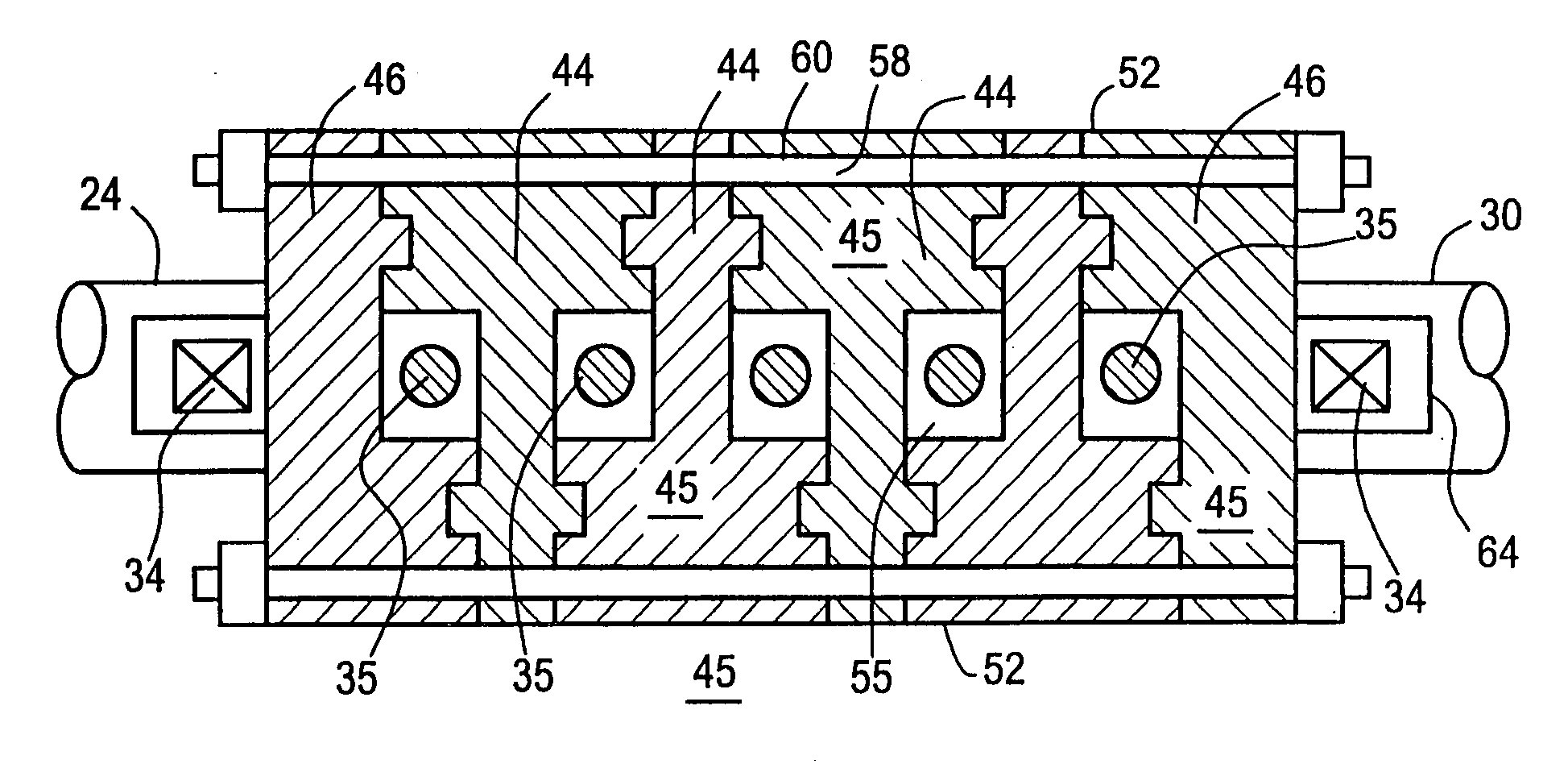 High temperature superconducting synchronous rotor coil having multi-piece rotor core