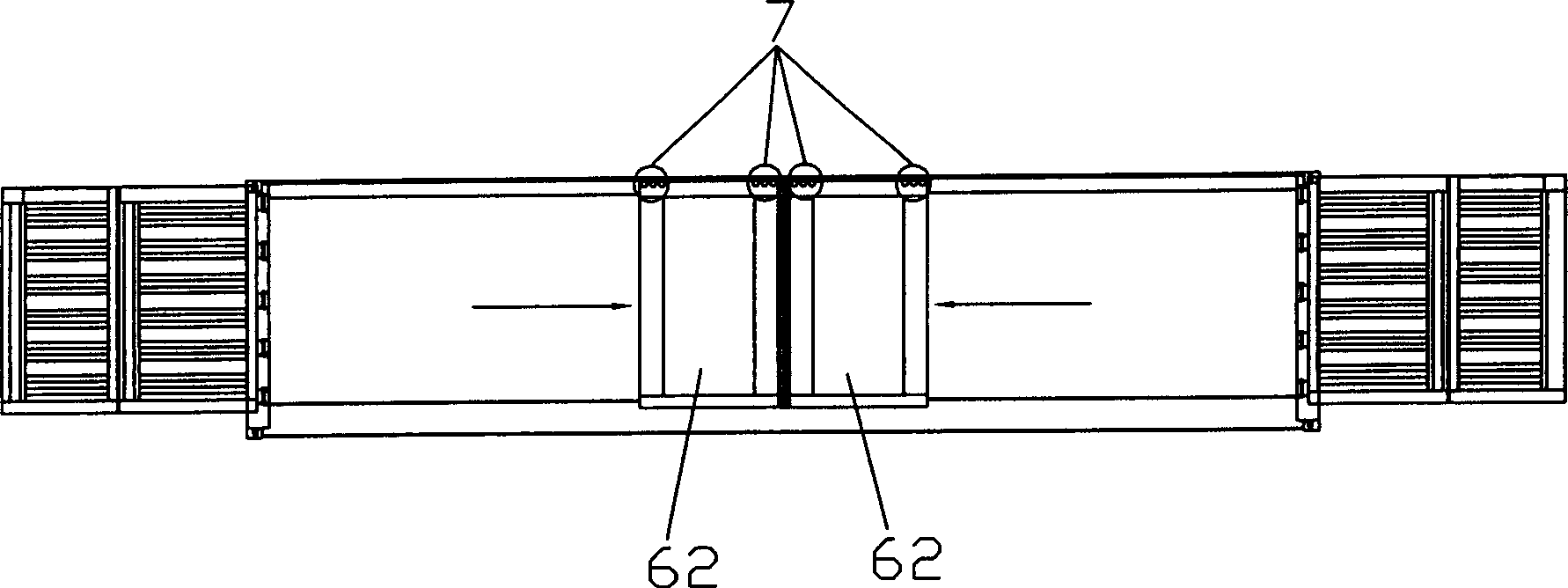 Door span increased side-opening container