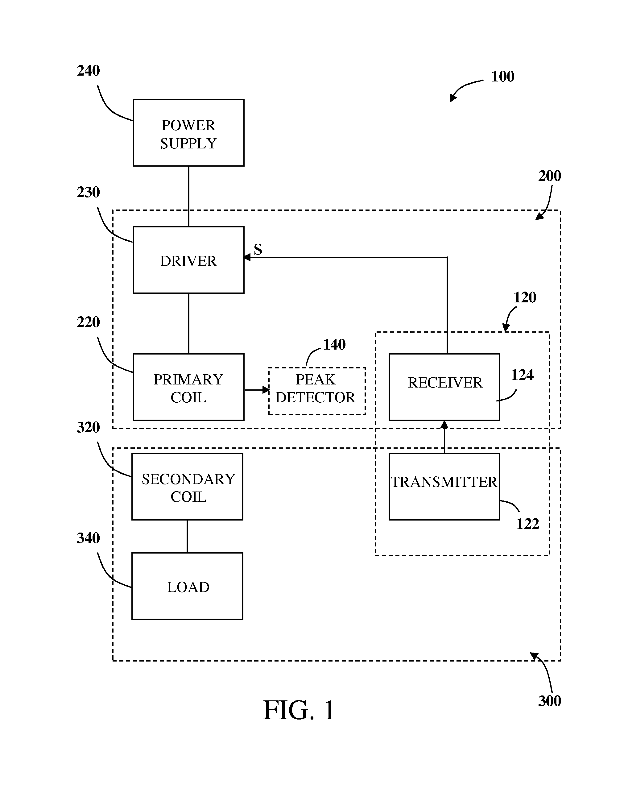Inductive power transmission system and method for concurrently transmitting digital messages