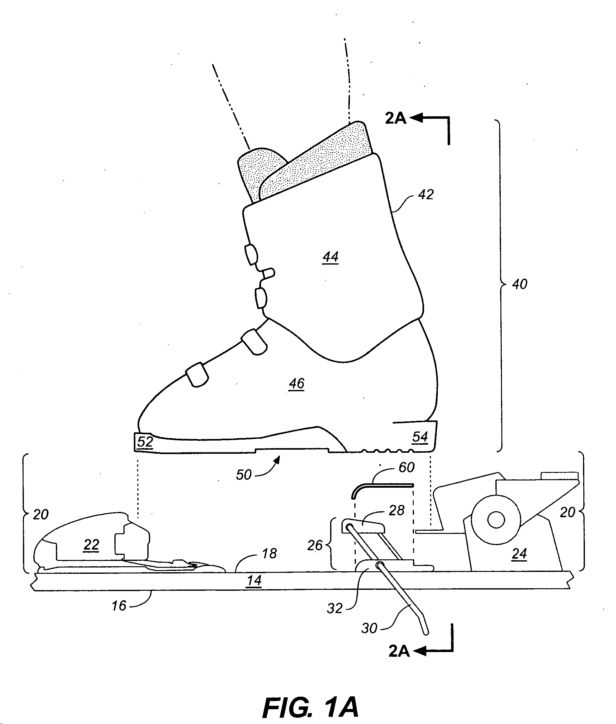 Apparatus and method for canting a skier