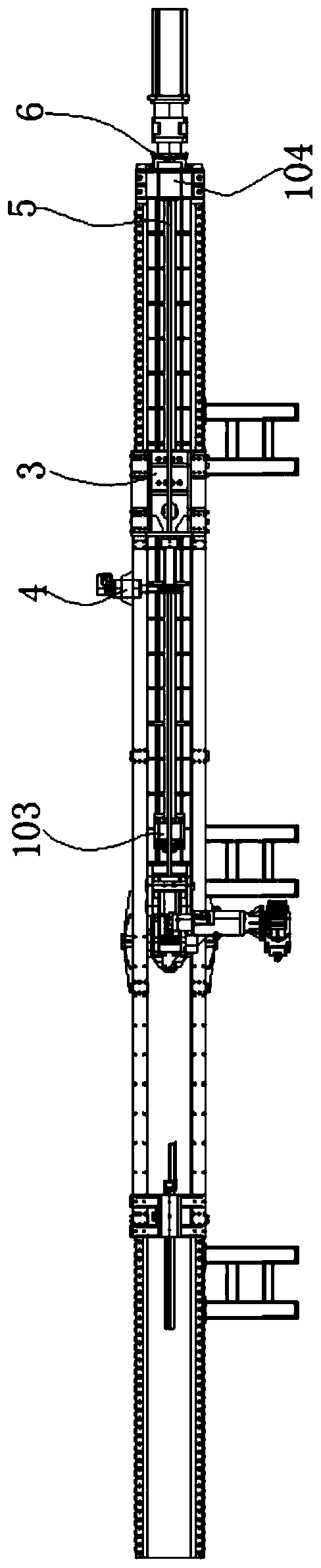 Pipe bending device and use method for same