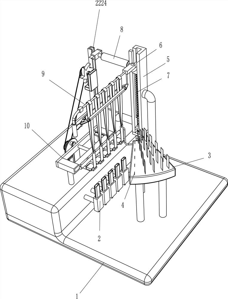 Auxiliary containing equipment for manufacturing scale paper of thermometer