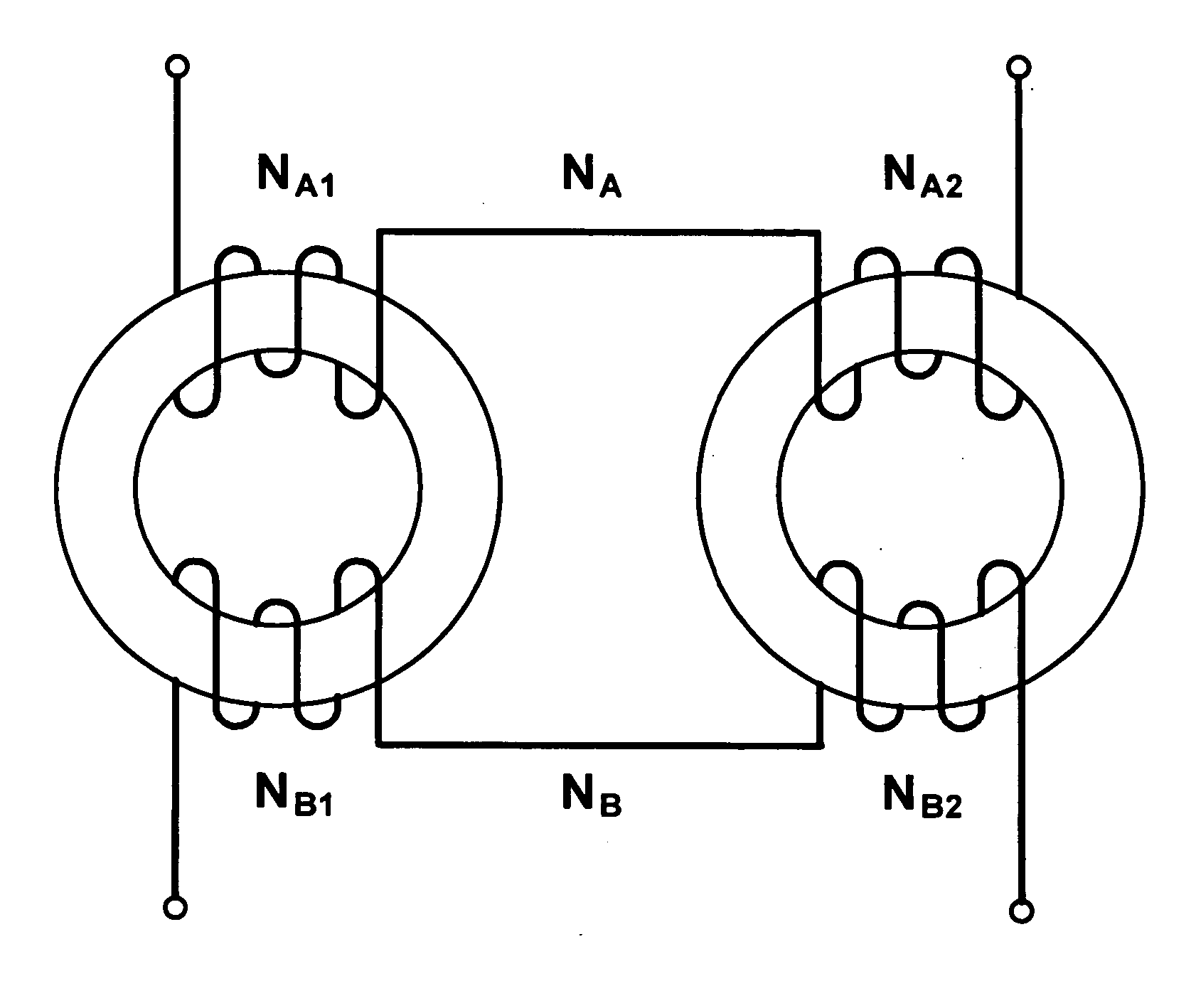 Power factor correction rectifier having independent inductive components