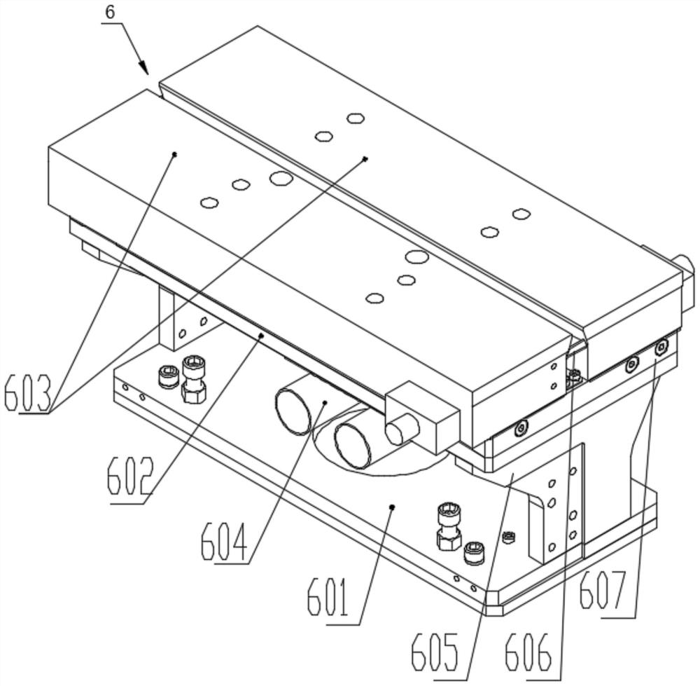 Automatic assembling clamp for automobile door ring tailored blank laser welding steel plates and operation method