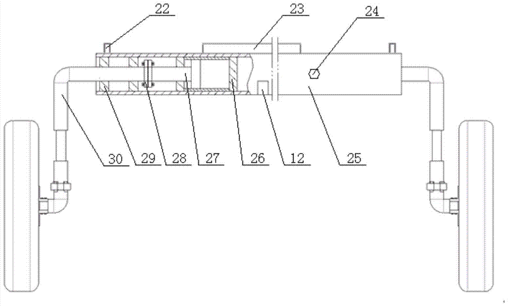 Chassis with adjustable transverse wheel tread and adjustable ground clearance and adjusting method of chassis