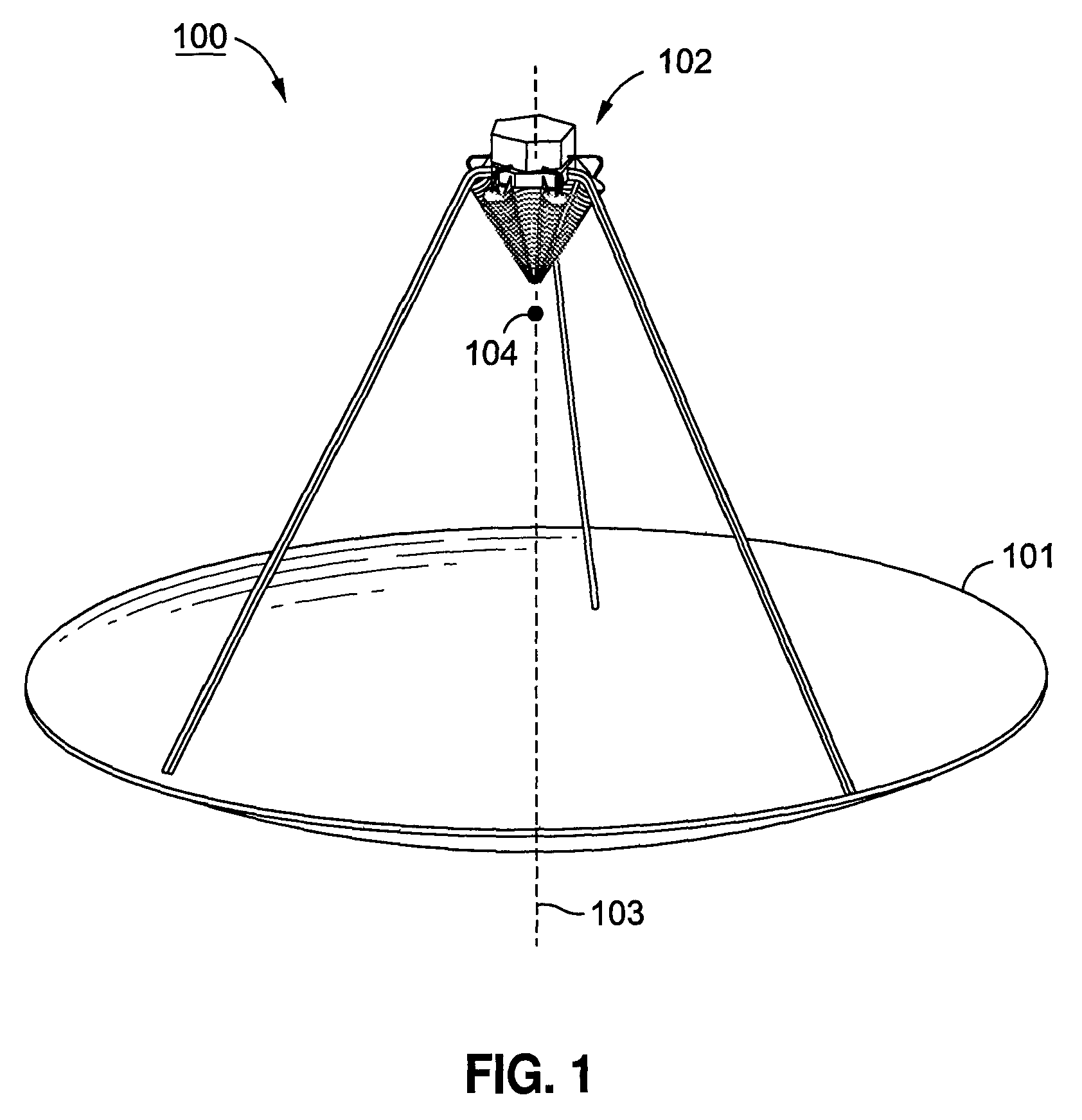 Versatile wideband phased array FED reflector antenna system and method for varying antenna system beamwidth