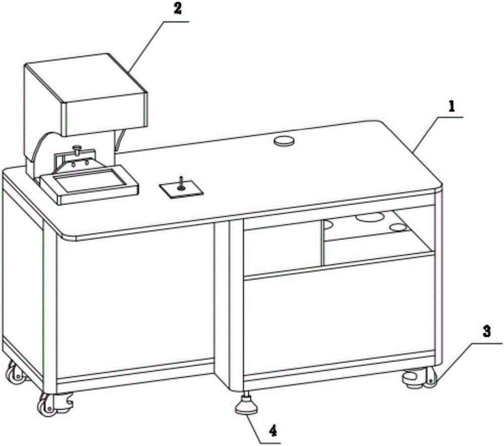 Device for measuring structure by means of image