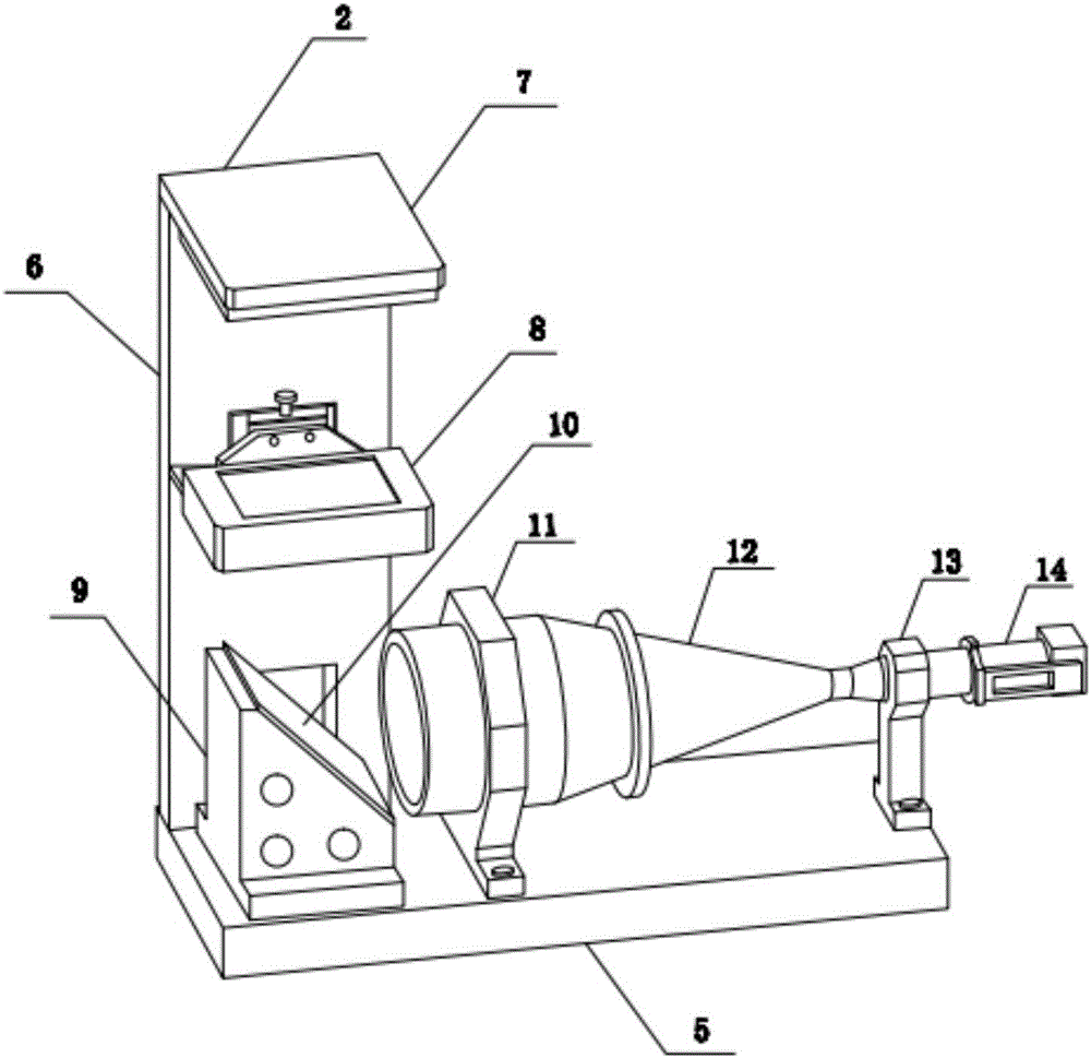 Device for measuring structure by means of image