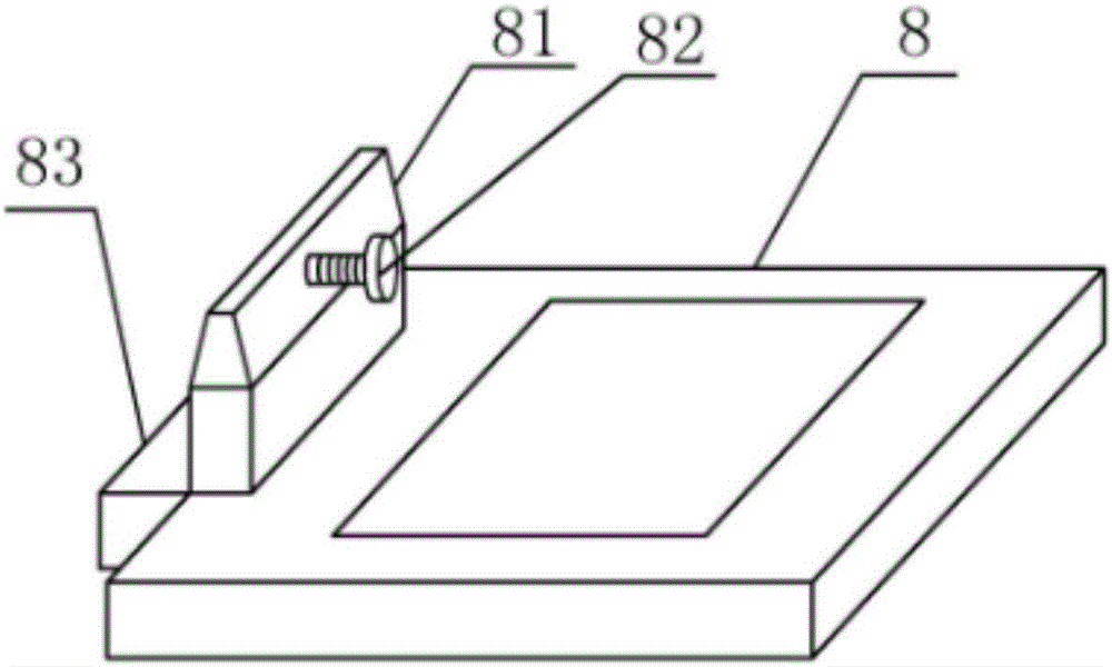 Device for measuring structure by means of image