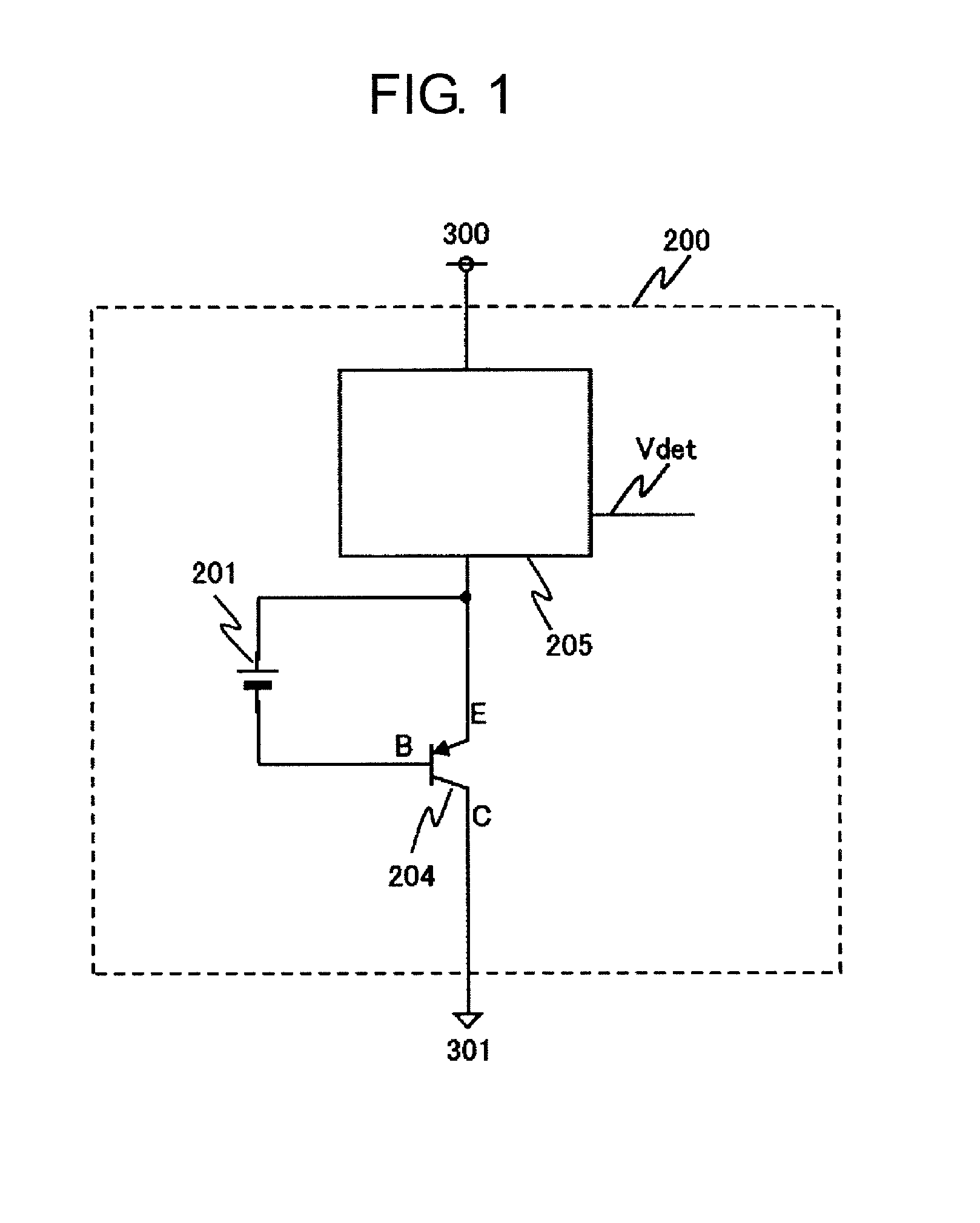 Overheat detection circuit and power supply apparatus