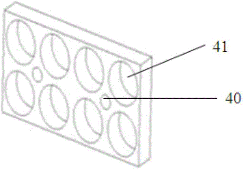 Radiating bracket for placing cylindrical batteries in cylindrical battery pack